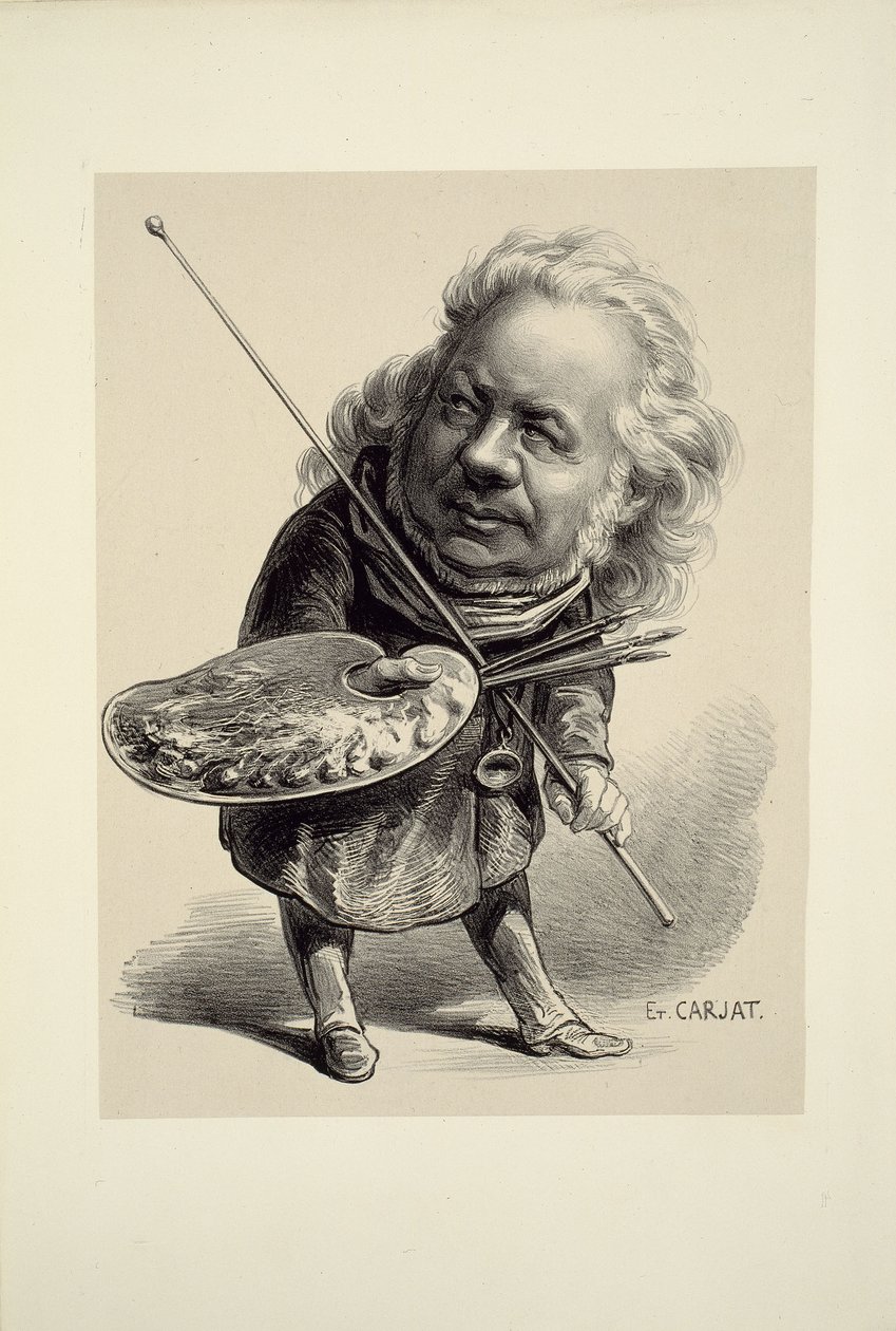 Honoré Daumier portréja alkotó: Etienne Carjat