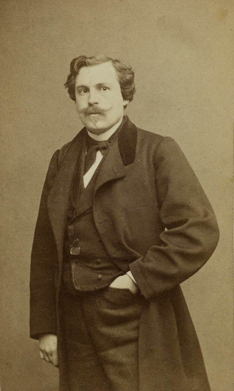 Jules Huot de Goncourt portréja 1830-1870. alkotó: Etienne Carjat