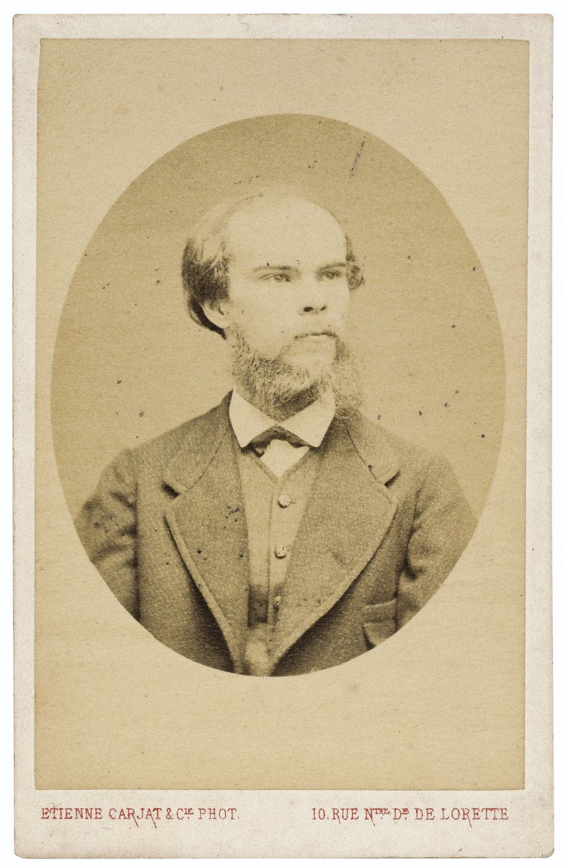 Paul Verlaine költő portréja 1844-1896, c. 1870 alkotó: Etienne Carjat