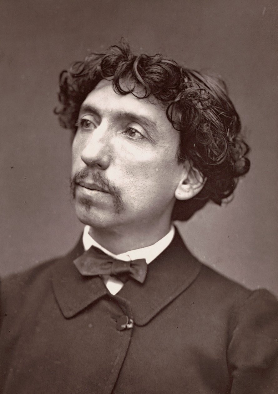 Charles Garnier építész portréja, 1875 körül (fotó) alkotó: Etienne Carjat