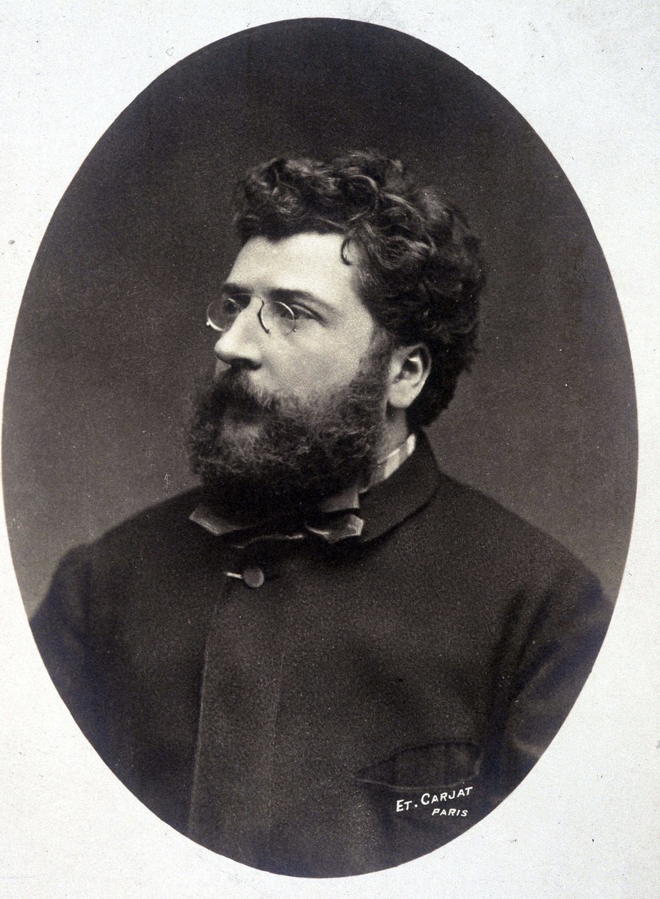 Georges Bizet zeneszerző portréja. alkotó: Etienne Carjat