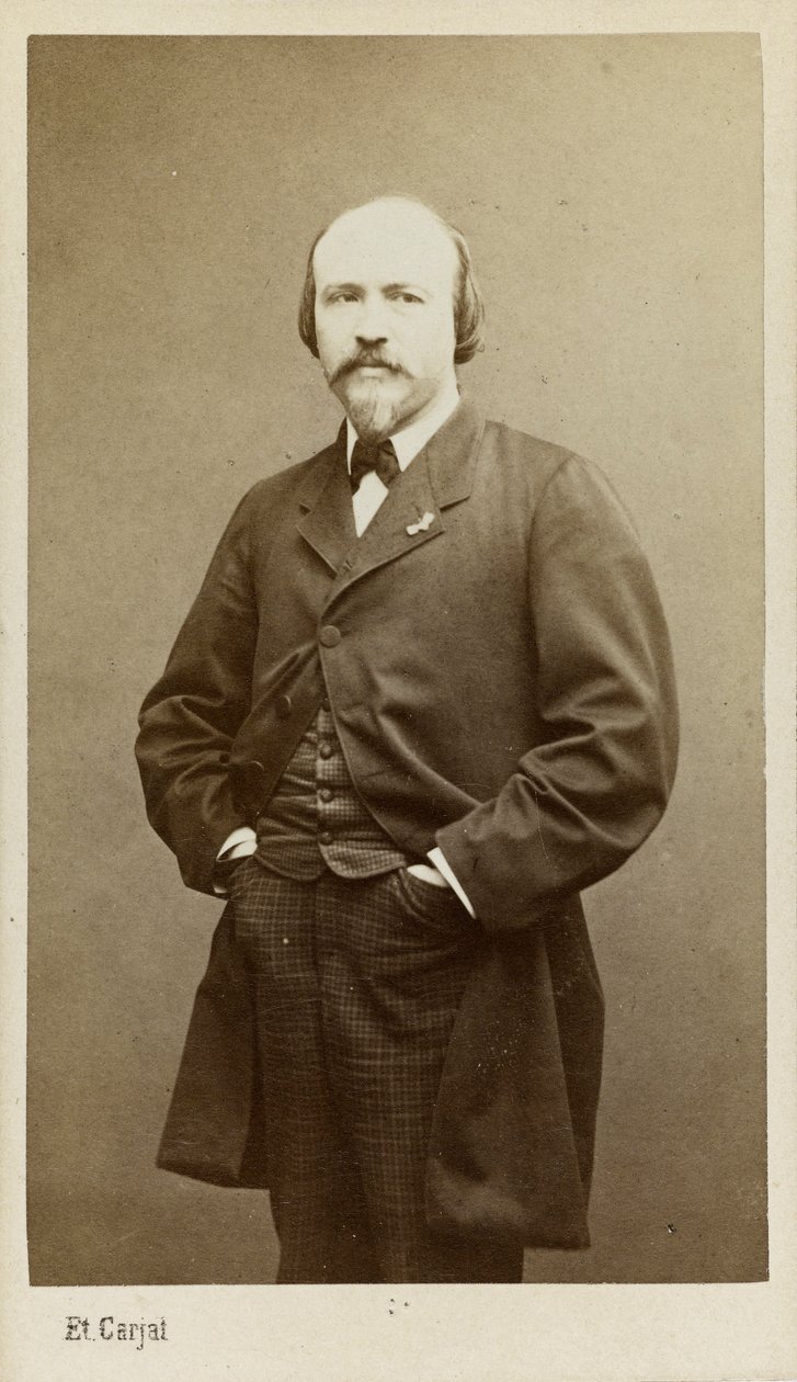 Victor Massé zeneszerző portréja 1822-1884, kb. 1865. alkotó: Etienne Carjat
