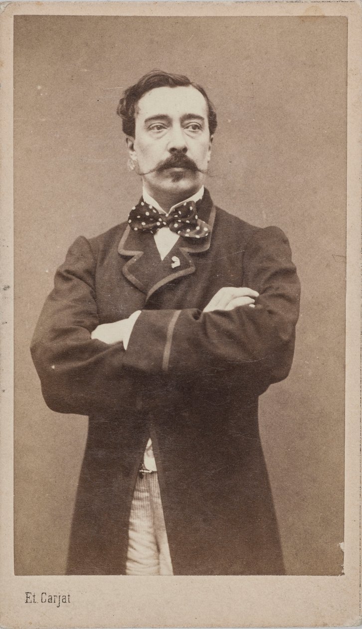 Alfred Stevens festő portréja 1828-1906, c. 1870. alkotó: Etienne Carjat