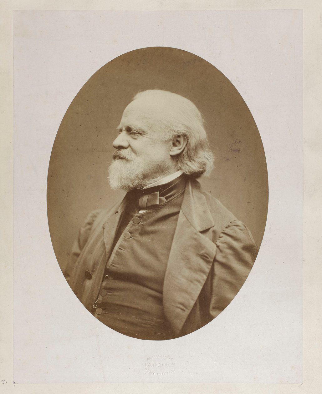 Wojciech Grzymała (1793-1871) politikai aktivista, emigráns, Fryderyk Chopin barátjának portréja alkotó: Etienne Carjat