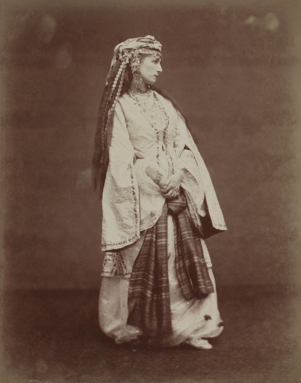 Sarah Bernhardt Zaire-ben, Voltaire, 1874. alkotó: Etienne Carjat