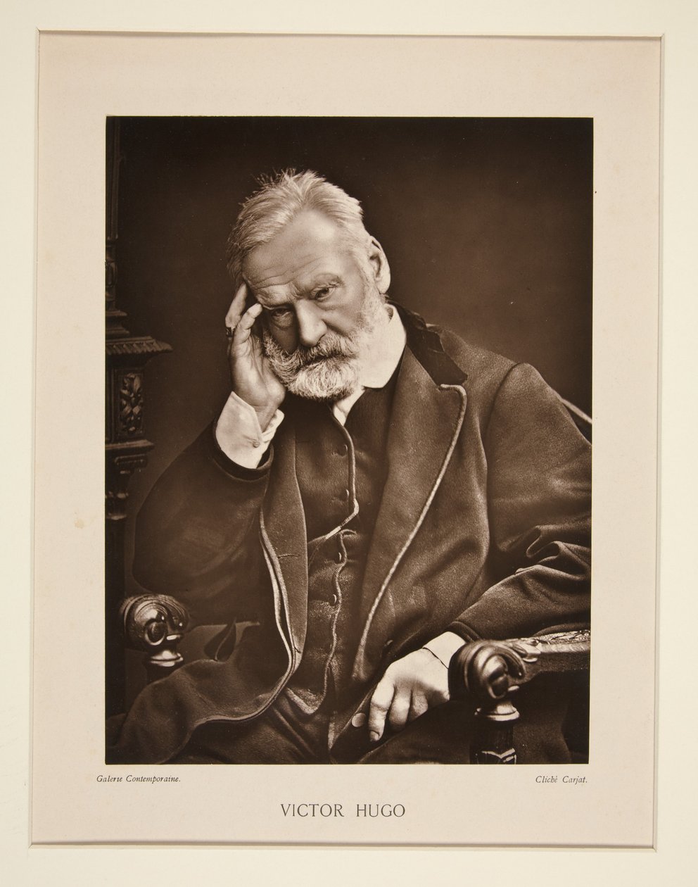 Victor Hugo, a La Galerie Contemporaine című kiadványból alkotó: Etienne Carjat