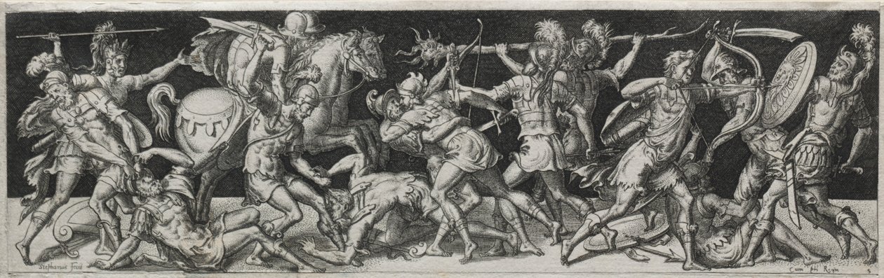 Harcok és diadalok, valószínűleg 1560-as évek. alkotó: Etienne Delaune
