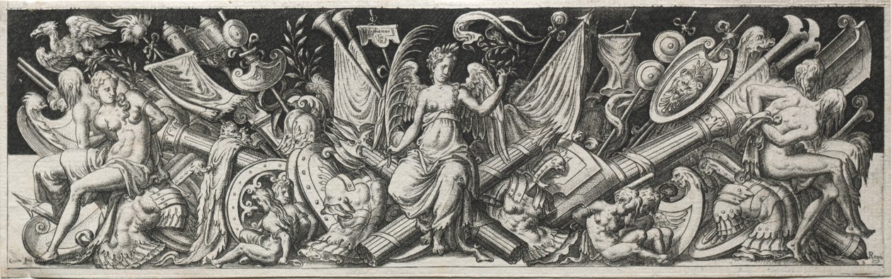 Harcok és diadalok, valószínűleg 1560-as évek. alkotó: Etienne Delaune