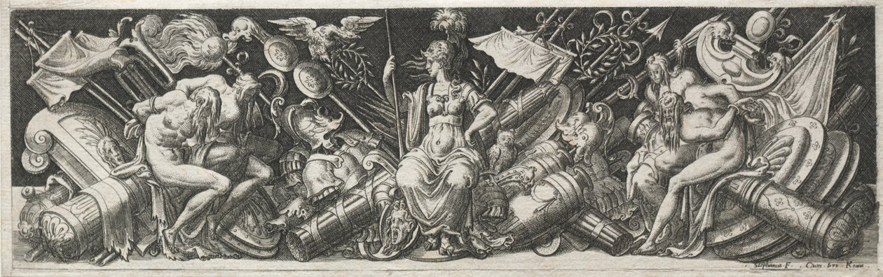Harcok és diadalok, valószínűleg 1560-as évek. alkotó: Etienne Delaune