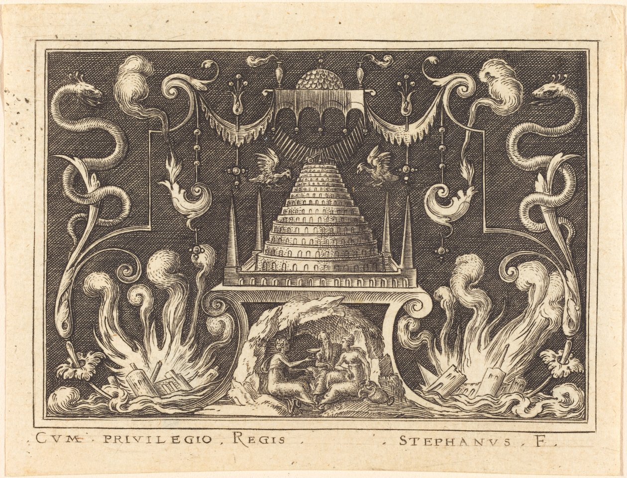 Loth vérfertőzése alkotó: Etienne Delaune