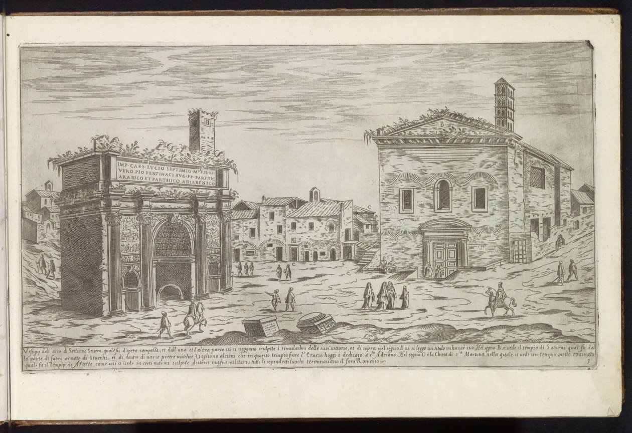 Septimius Severus boltíve Rómában Ősi épületek (sorozat címe) I vestigi dell