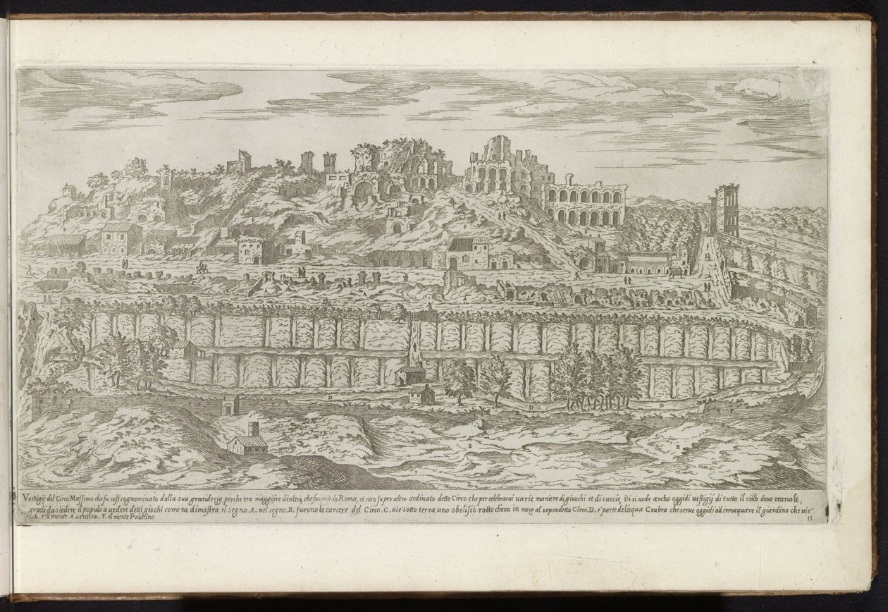Palatinus-domb és a Circus Maximus Rómában Ősi épületek (sorozat címe) I vestigi dell