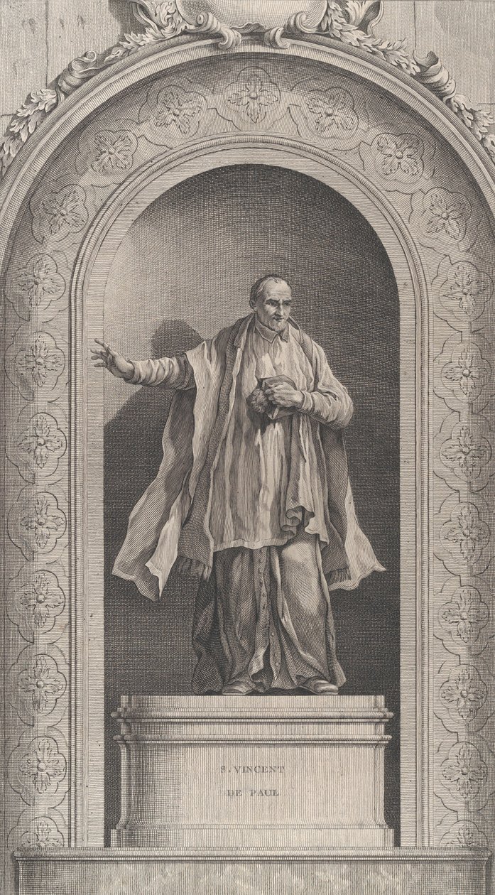 Az alapítottak kápolnája Párizsban: Saint Vincent de Paul, 1756. alkotó: Etienne Fessard