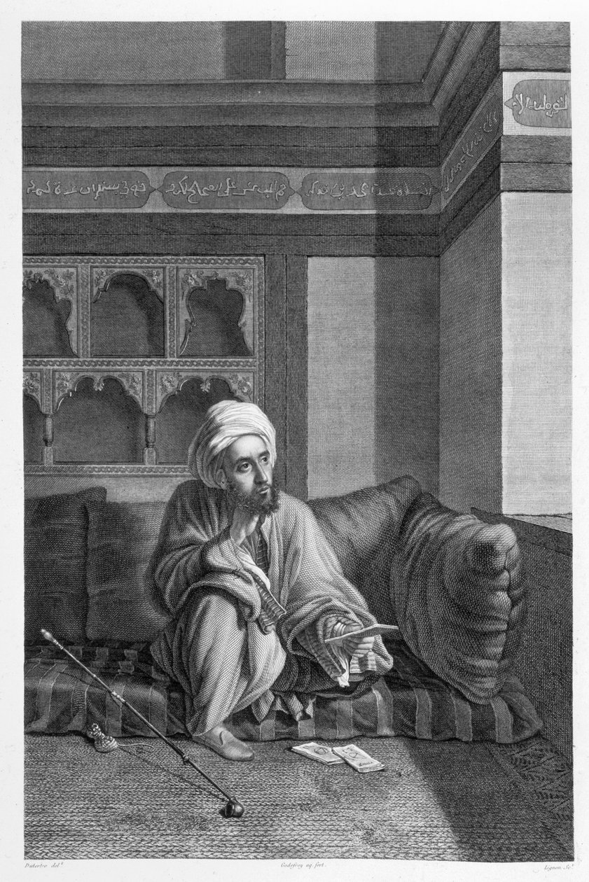 "A csillagász", 1822 alkotó: Etienne Frederic Lignon