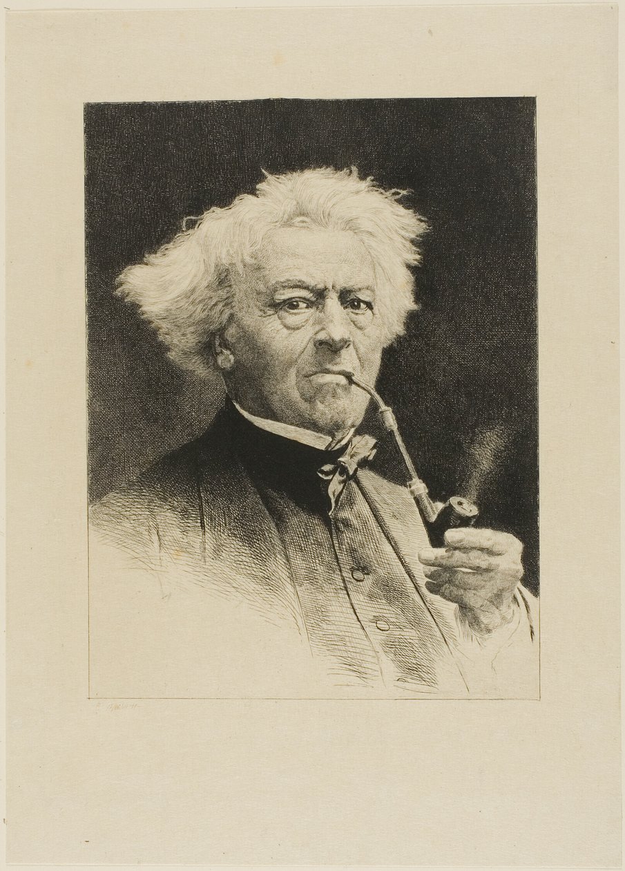 Corot portréja alkotó: Etienne Gabriel Bocourt