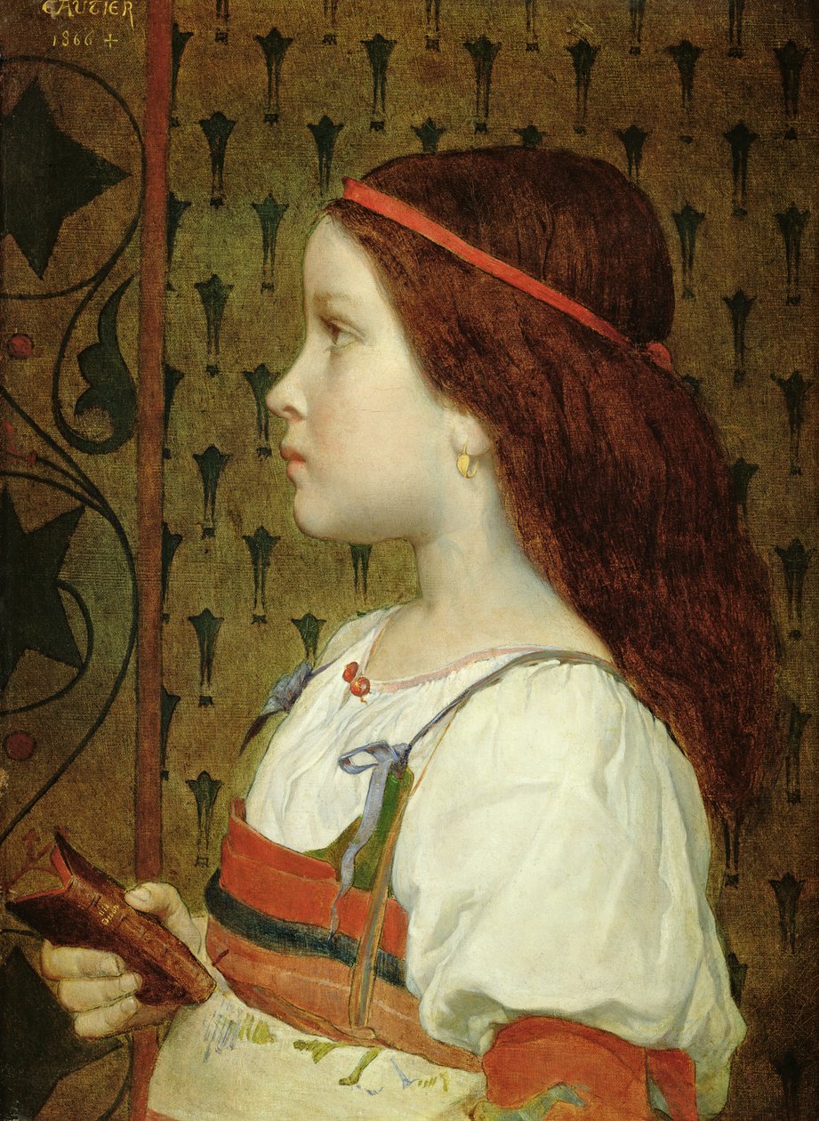Egy gyermek feje, 1866 alkotó: Etienne Gautier