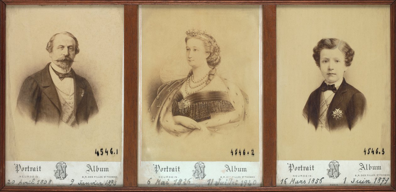 Az Imperiale család portréja alkotó: Etienne & Neurdein Louis Antonin (1846 p. 1915) Neurdein