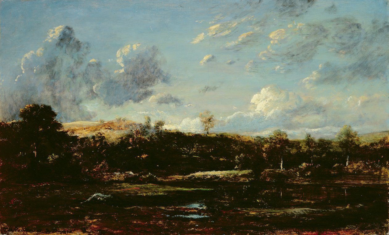 Landesben (olaj, vászon) alkotó: Etienne and Dupre Jules  Rousseau