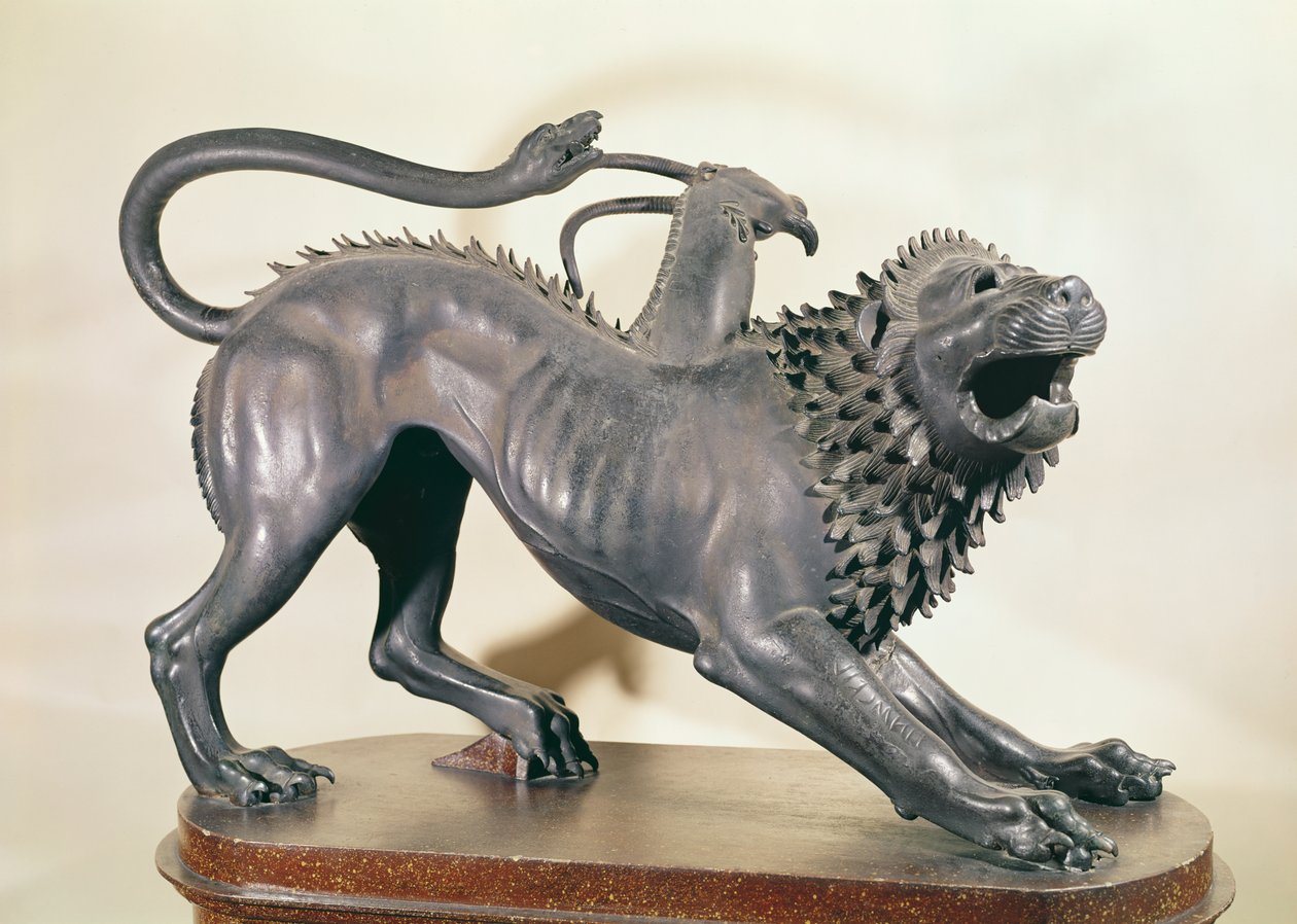 Kiméra (bronz) alkotó: Etruscan