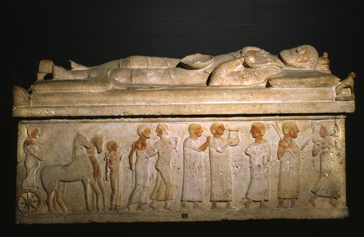 Szarkofág alkotó: Etruscan