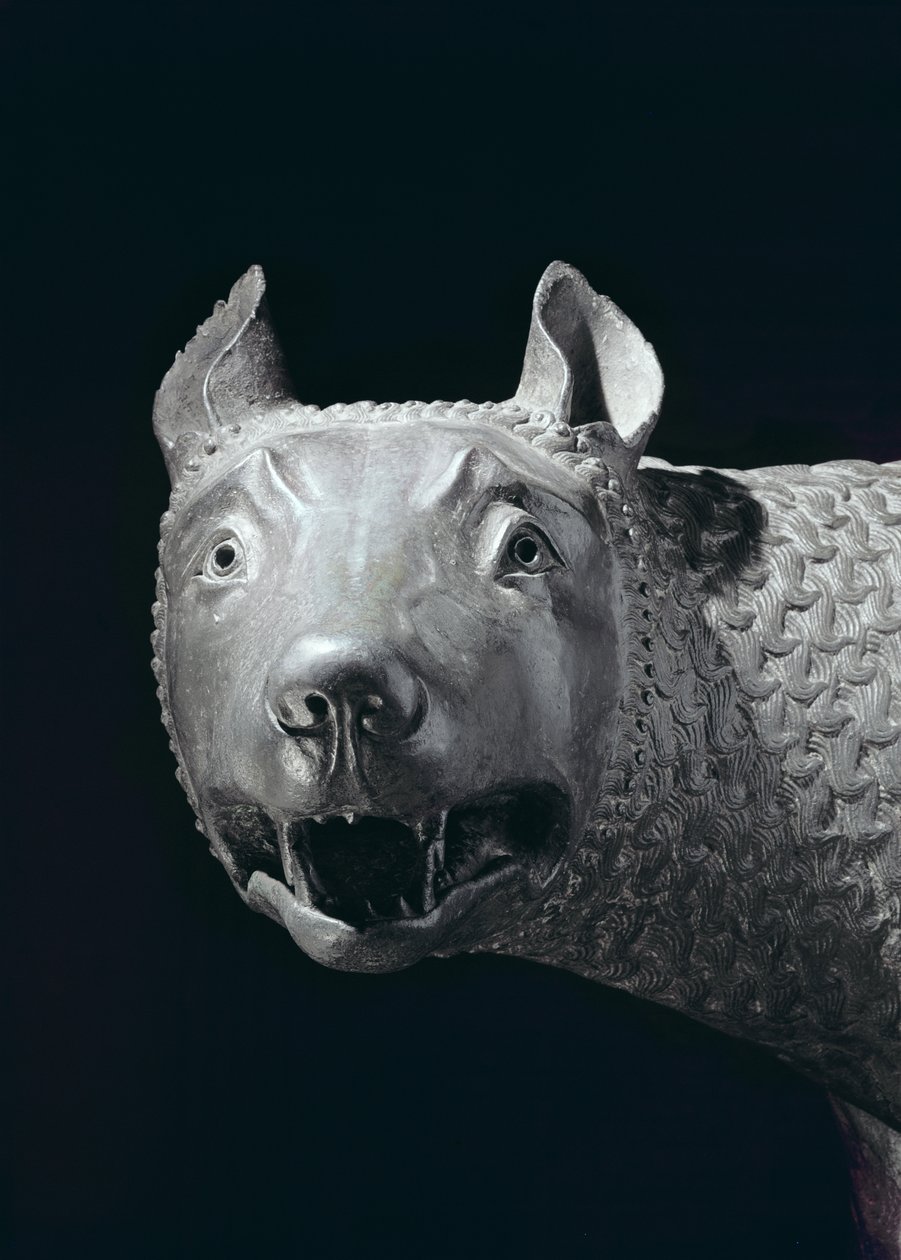 A Capitoliumi nőstényfarkas (bronz) (részlet) alkotó: Etruscan