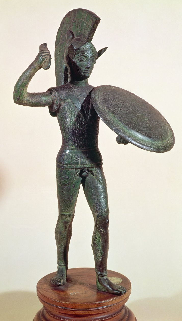 A Mars isten vagy egy harcos (bronz) alkotó: Etruscan