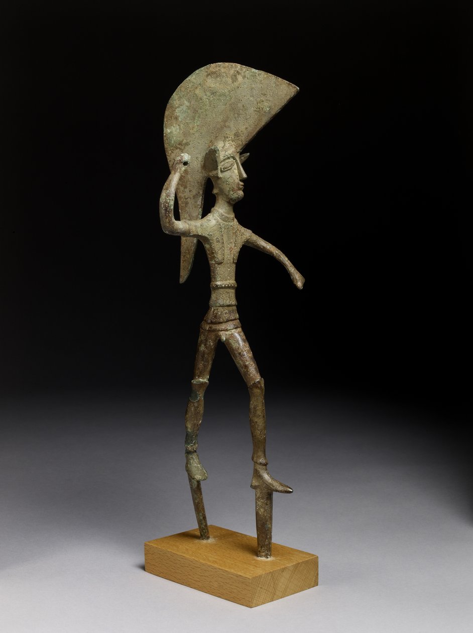Harcos, Umbriából, etruszk, ie 5. század (bronz) alkotó: Etruscan