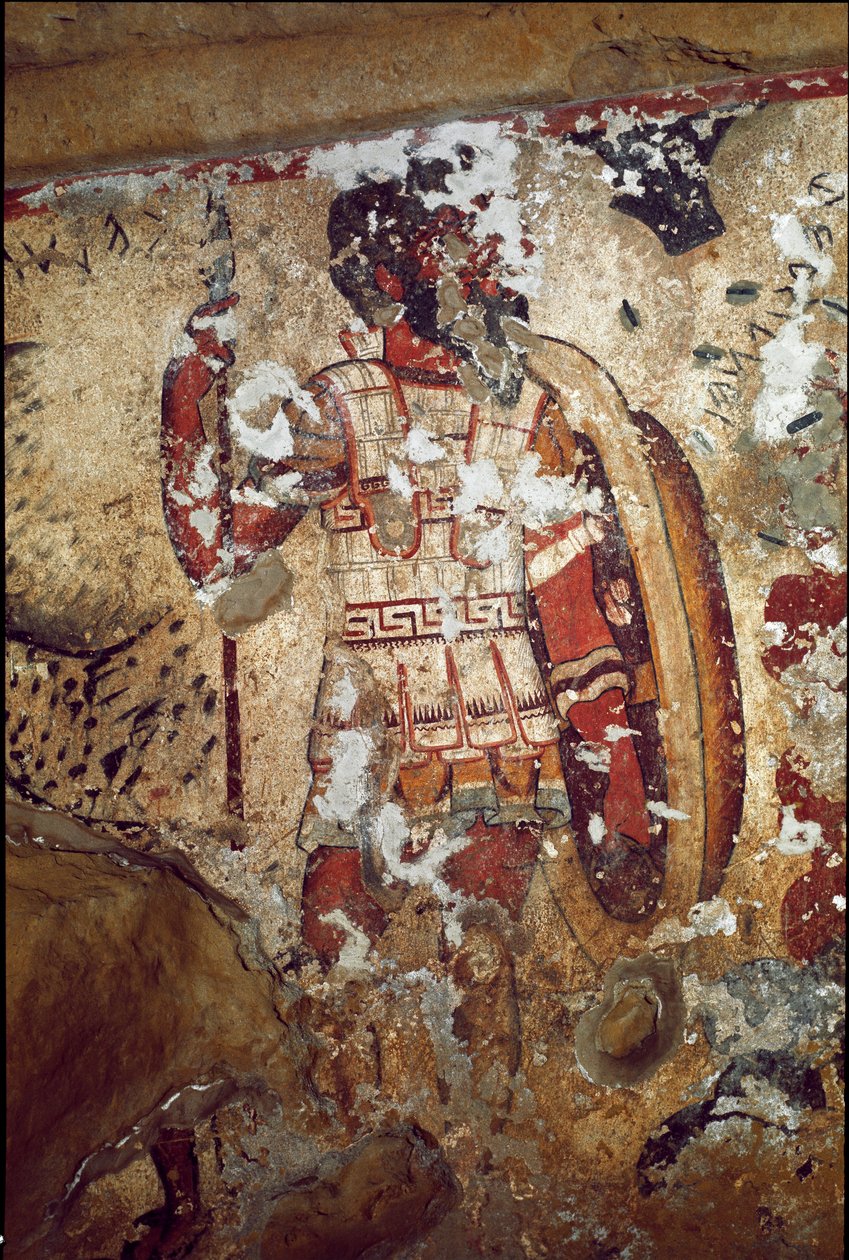 Egy harcos (freskó, ie 4.) alkotó: Etruscan