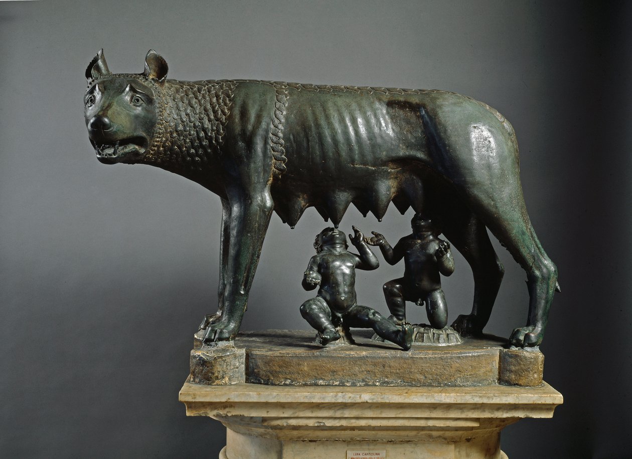 Capitolium Farkas (bronz szobor, ie 500) alkotó: Etruscan
