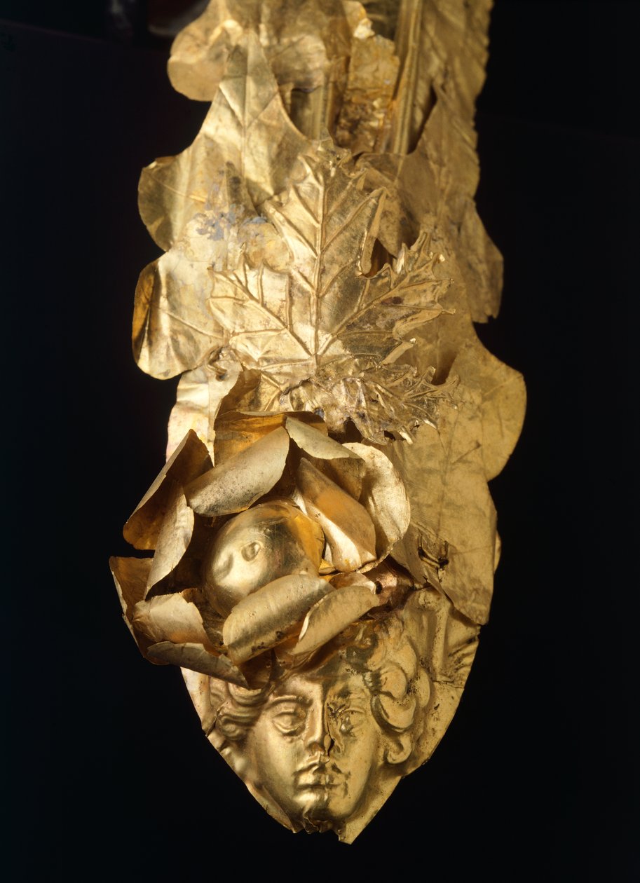 Diadem (korona), Spinából (Emilia Romagna). Etruszk civilizáció, Kr. e. 4. század. alkotó: Etruscan