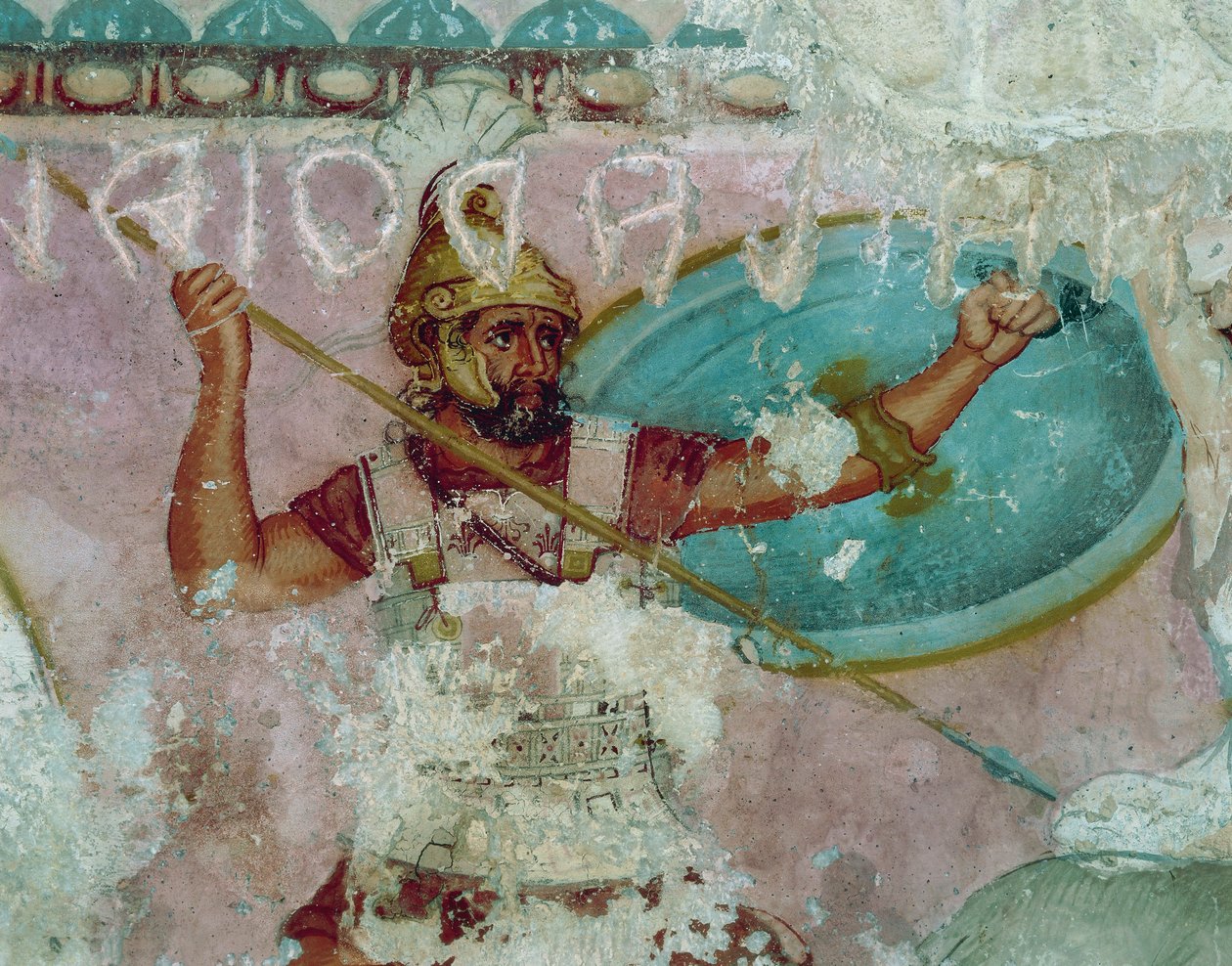 Etruszk civilizáció, Amazonok szarkofágjának festménye, Tarquiniából alkotó: Etruscan