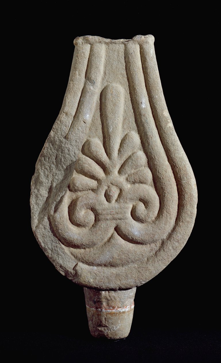 Etruszk civilizáció: Fiesole in gres sztéléje Sesto Fiorentino Olaszországból. Kr.e. 550-500. Firenze, Régészeti Múzeum alkotó: Etruscan