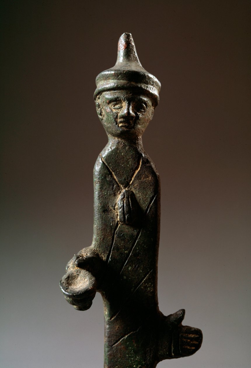 Haruspice, bronzszobor, Kr.e. 3. század alkotó: Etruscan Etruscan