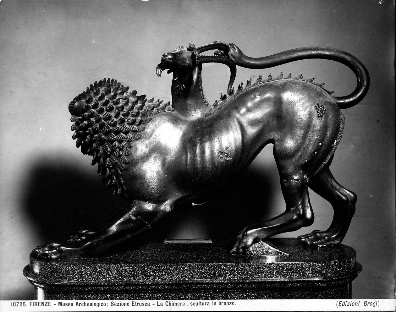 Bellerophon sebesült kimérája (bronz) (részletesen lásd: 104199) alkotó: Etruscan Etruscan