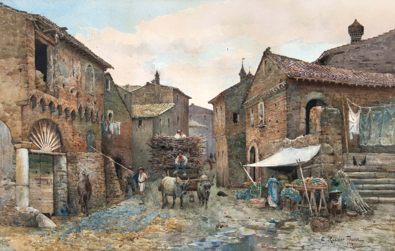 Country Commissariat a Tivoliban alkotó: Ettore Roesler Franz