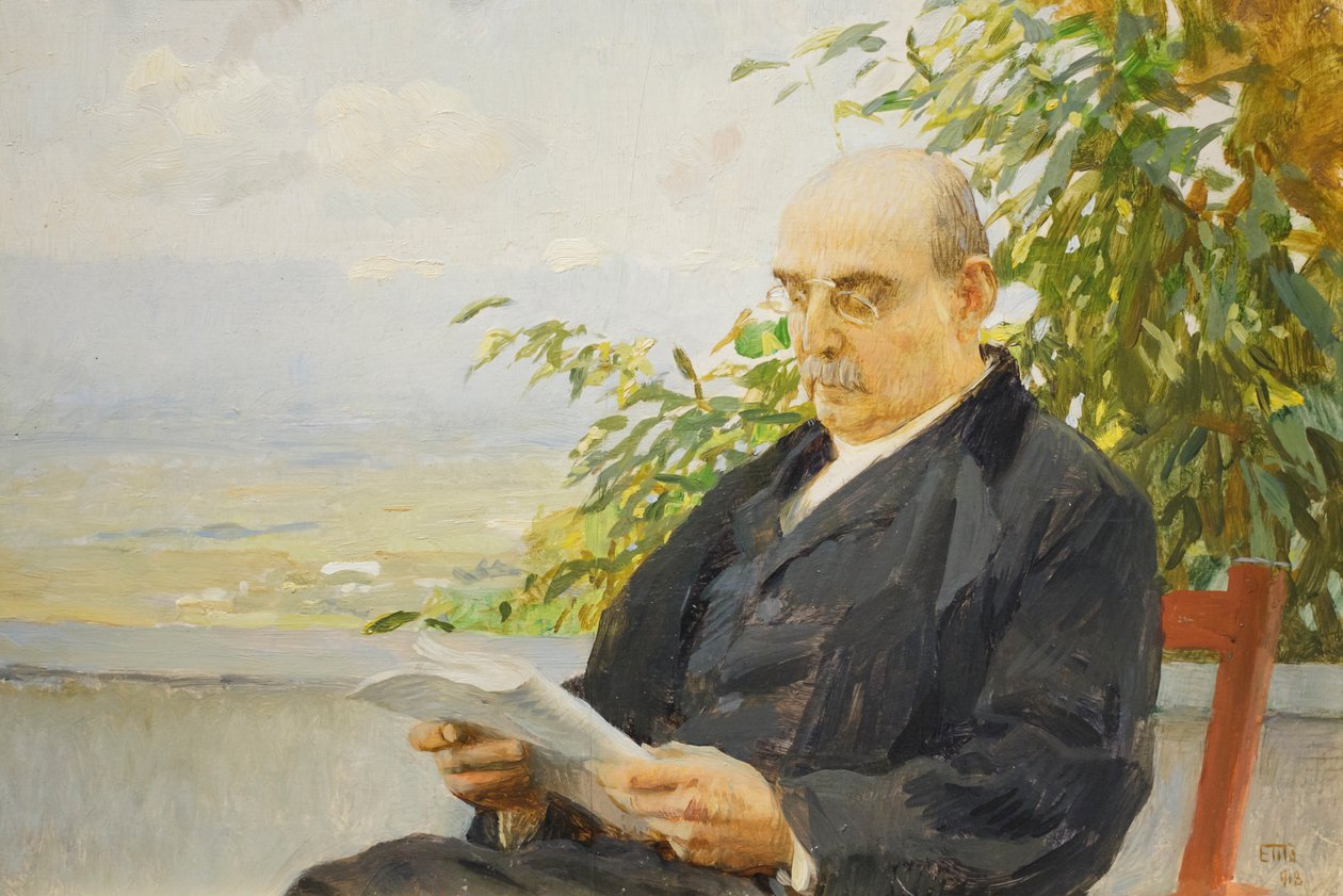 Corrado Ricci portréja alkotó: Ettore Tito