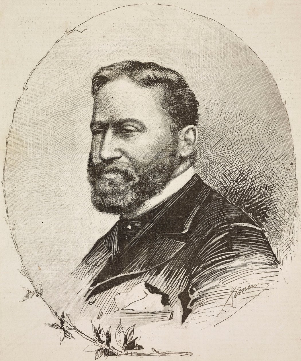 Giuseppe De Nittis (1846-1884) portréja alkotó: Ettore Ximenes