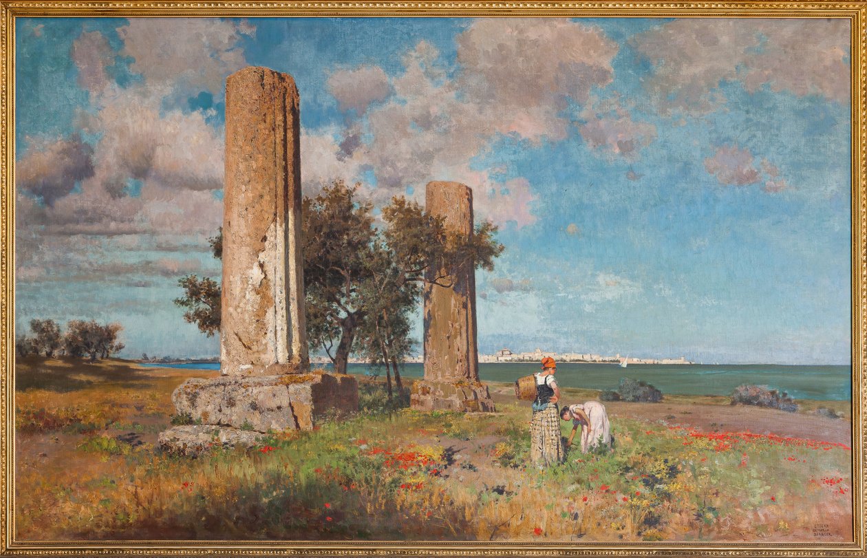 Jupiter temploma Syracusában alkotó: Ettore de Maria Bergler