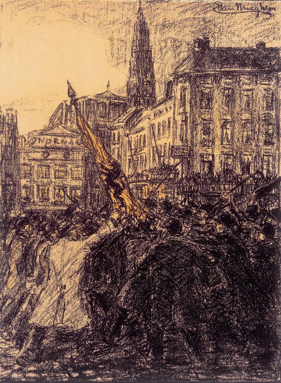 Drei Februar 1918 alkotó: Eugeen van Mieghem