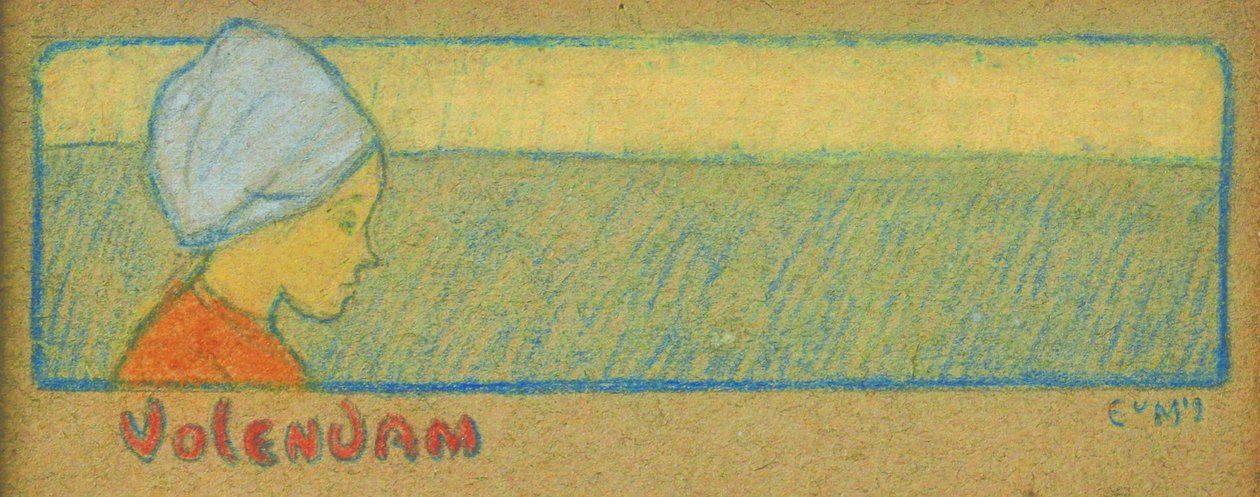 Volendam Postkarte alkotó: Eugeen van Mieghem