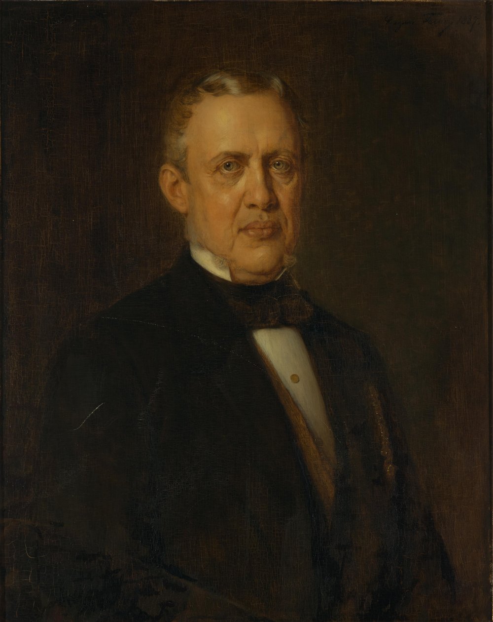 A Lordok Házának elnöke, Ferdinand Trauttmansdorff gróf alkotó: Eugen Felix