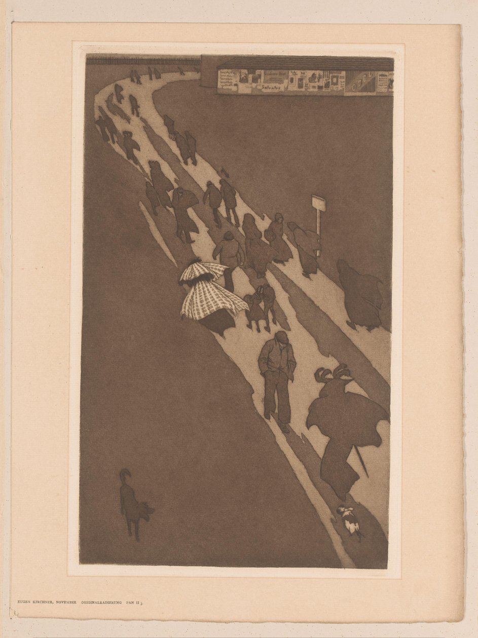 november (eredeti cím az objektumon) alkotó: Eugen Kirchner