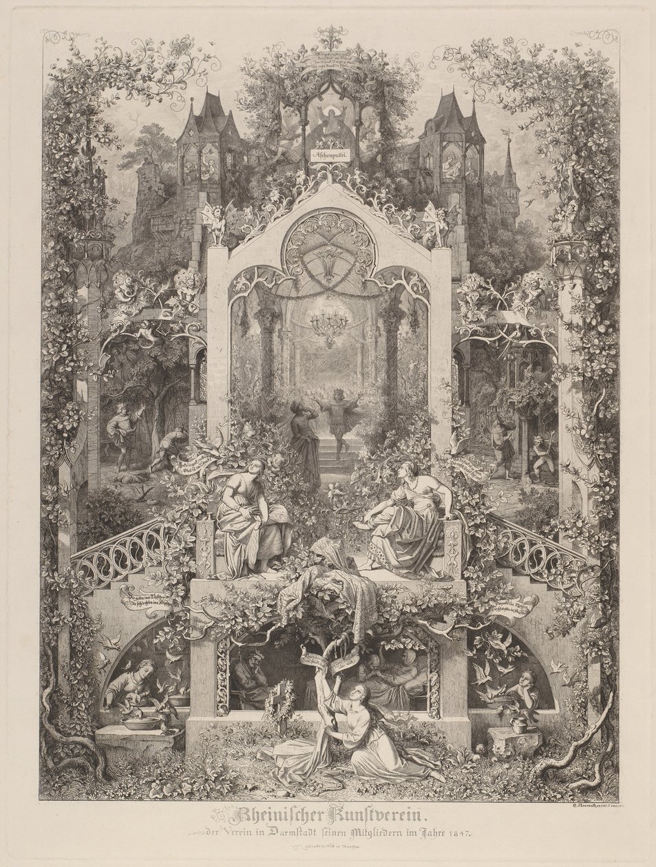 Hamupipőke (Cinderella) alkotó: Eugen Napoleon Neureuther