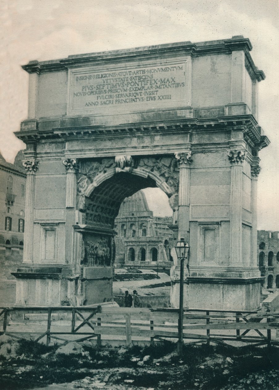 Titusz diadalíve, Róma, Olaszország, 1927 alkotó: Eugen Poppel