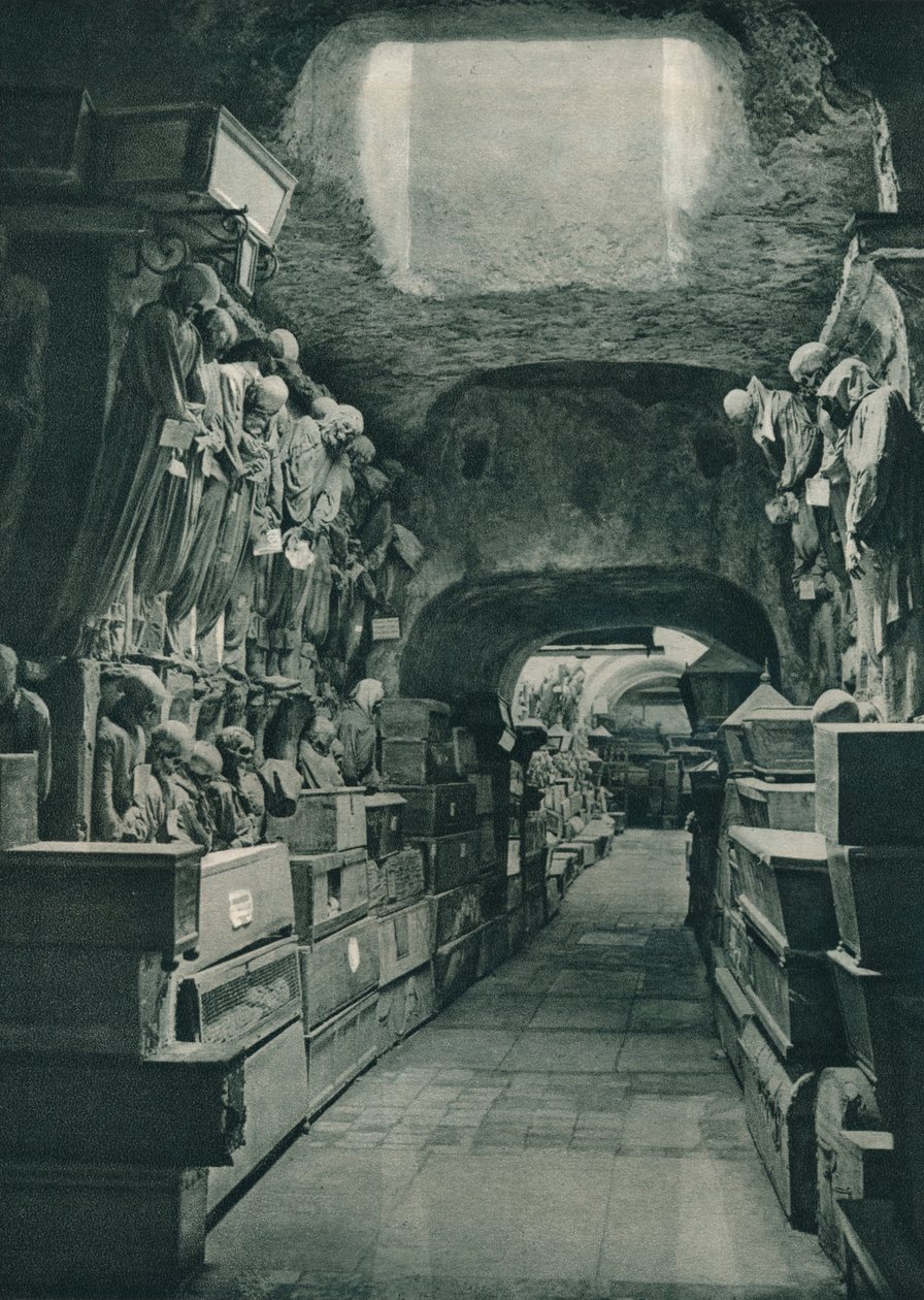 A kapucinusok katakombái, Palermo, Szicília, Olaszország, 1927 alkotó: Eugen Poppel