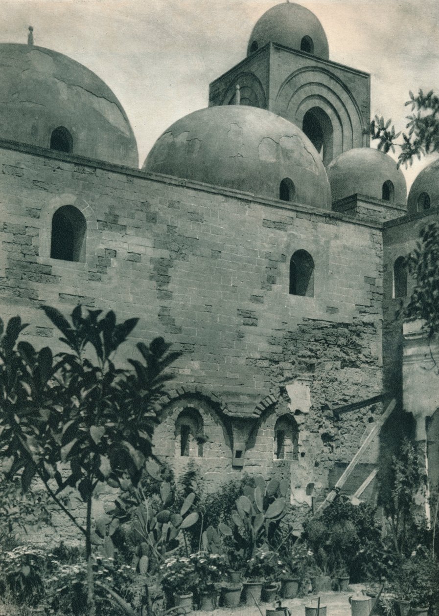 San Giovanni degli Eremiti templom, Palermo, Szicília, Olaszország, 1927. alkotó: Eugen Poppel