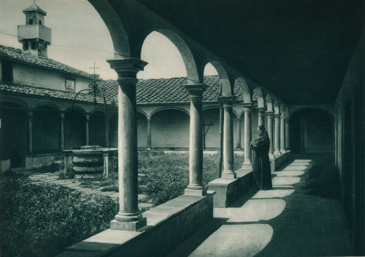 Kolostorok egy kolostorban, Firenze, Olaszország, 1927 alkotó: Eugen Poppel