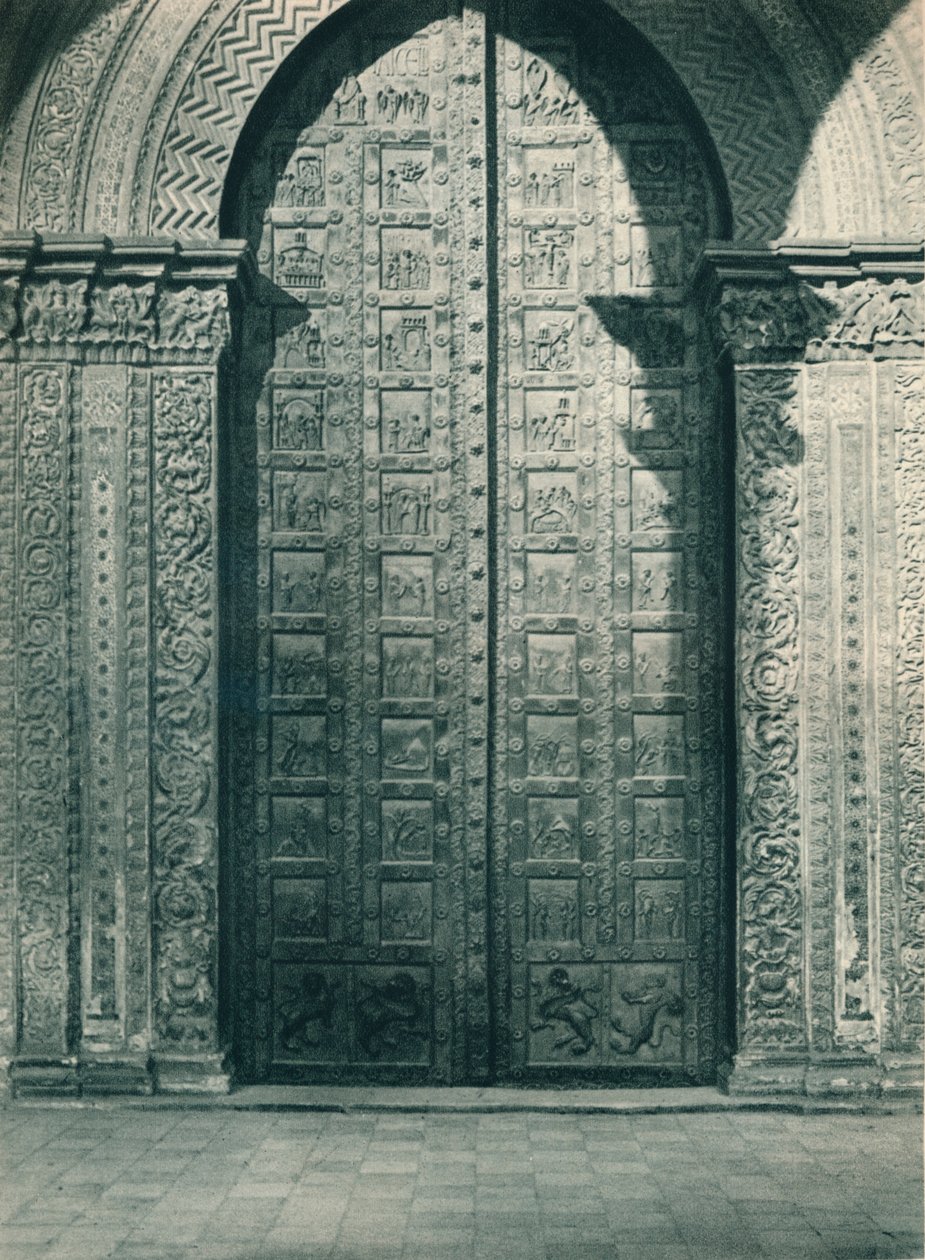 Monreale katedrális ajtói, Szicília, Olaszország, 1927 alkotó: Eugen Poppel