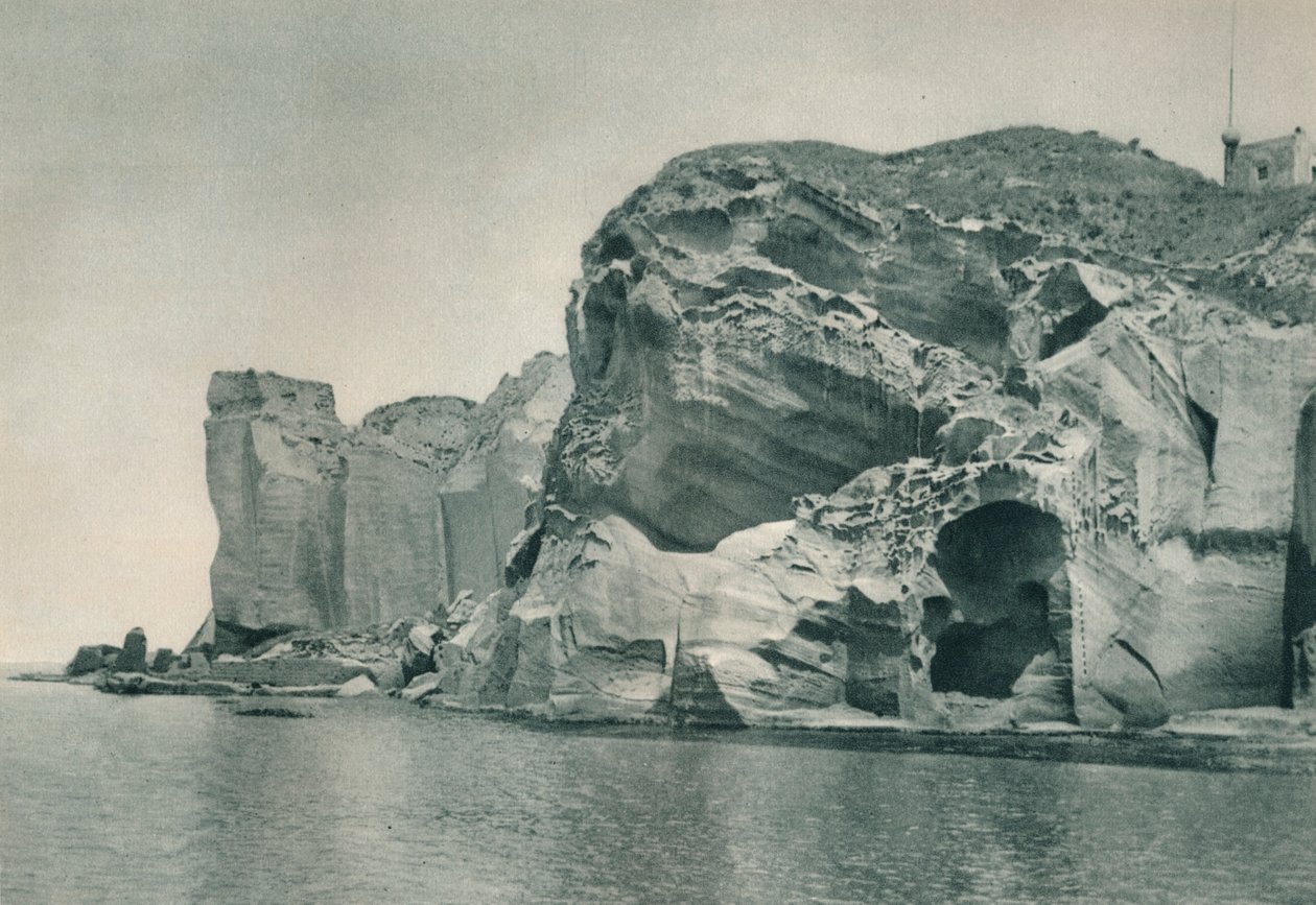 Egy kénes forrás bejárata, Ischia, Olaszország, 1927 alkotó: Eugen Poppel