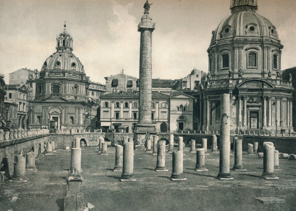 Traianus fórum, Róma, Olaszország, 1927 alkotó: Eugen Poppel